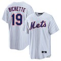 Boles NY.Mets #19 Bo Bichette Player White Home Replica Stitched Jerseys