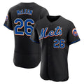 Boles NY.Mets #26 Nolan McLean Player Black Replica Home Limited Elite Stitched Jerseys