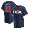Boles NY.Mets #26 Nolan McLean Player Navy USA 2026 World Classic Home Limited Stitched Jerseys