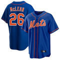 Boles NY.Mets #26 Nolan McLean Player Royal Home Game Stitched Jerseys