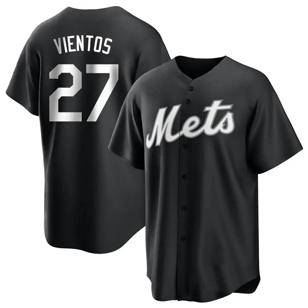 Boles NY.Mets #27 Mark Vientos Player Black Home Game Stitched Jerseys