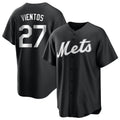 Boles NY.Mets #27 Mark Vientos Player Black Home Game Stitched Jerseys