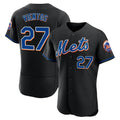 Boles NY.Mets #27 Mark Vientos Player Black Replica Home Limited Elite Stitched Jerseys