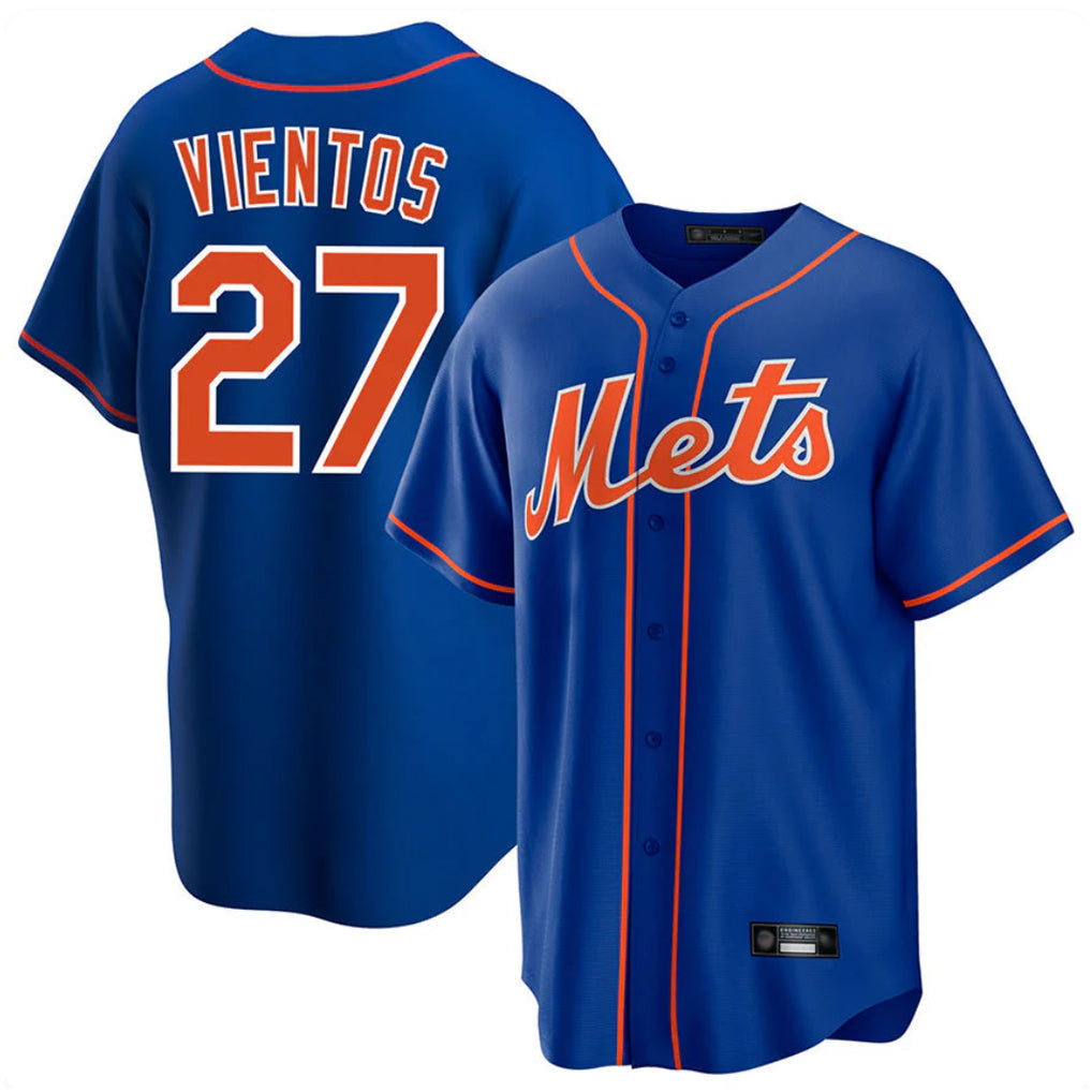Boles NY.Mets #27 Mark Vientos Player Royal Home Game Stitched Jerseys