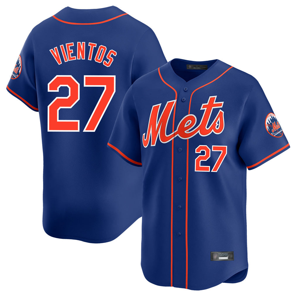 Boles NY.Mets #27 Mark Vientos Player Royal Home Limited Stitched Jerseys