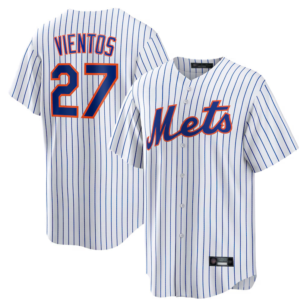 Boles NY.Mets #27 Mark Vientos Player White Home Game Stitched Jerseys
