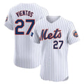 Boles NY.Mets #27 Mark Vientos Player White Home Limited Elite Stitched Jerseys