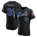 Boles NY.Mets #31 Mike Piazza Player Black Replica Home Limited Elite Stitched Jerseys