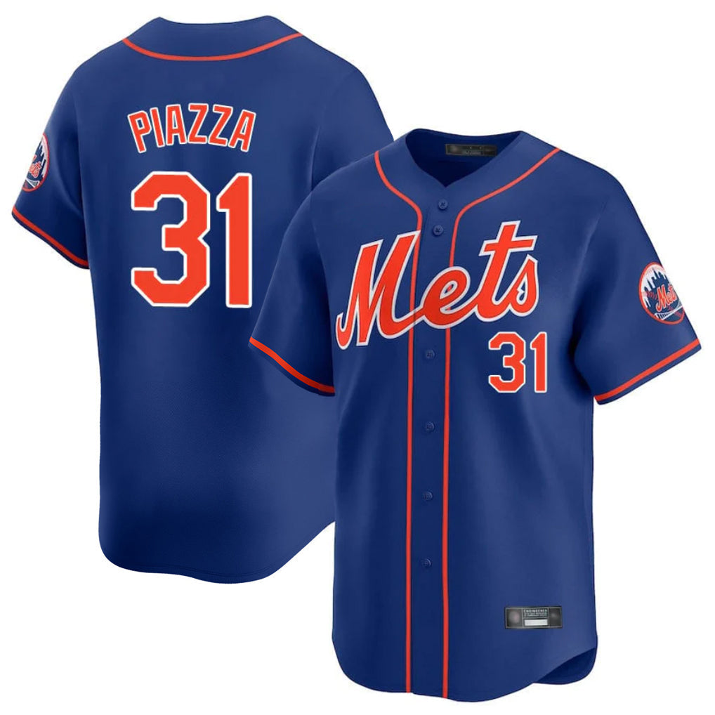 Boles NY.Mets #31 Mike Piazza Player Royal Home Limited Stitched Jerseys