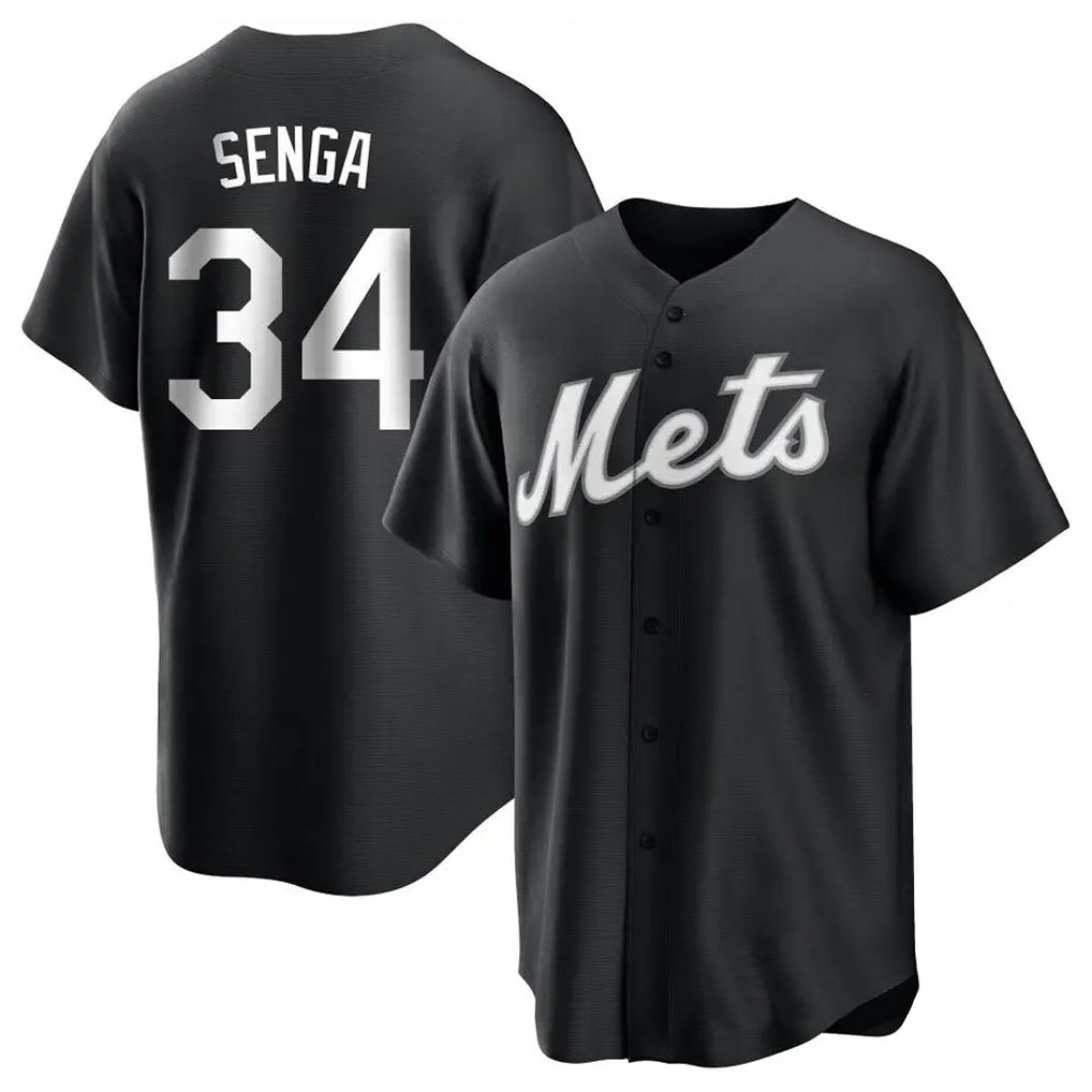 Boles NY.Mets #34 Kodai Senga Player Black Home Game Stitched Jerseys