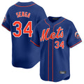 Boles NY.Mets #34 Kodai Senga Player Royal Home Limited Stitched Jerseys