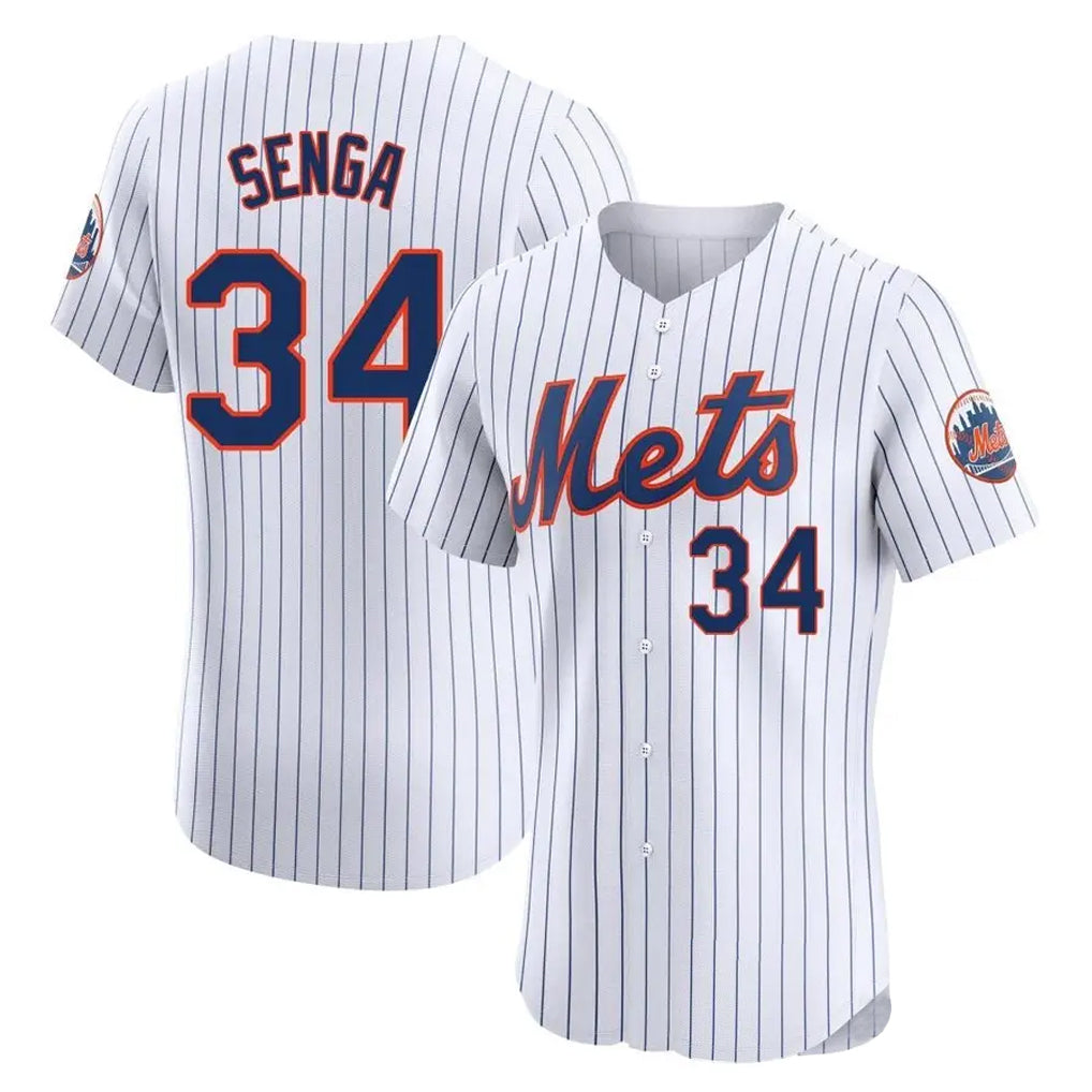 Boles NY.Mets #34 Kodai Senga Player White Home Limited Elite Stitched Jerseys