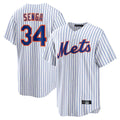 Boles NY.Mets #34 Kodai Senga Player White Home Replica Stitched Jerseys