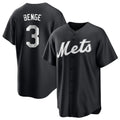 Boles NY.Mets #3 Carson Benge Player Black Home Game Stitched Jerseys