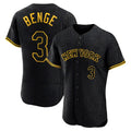 Boles NY.Mets #3 Carson Benge Player Black Snake Skin City Home Limited Elite Stitched Jerseys