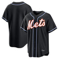 Boles NY.Mets Blank Player Fashion Black Out Game Stitched Jerseys