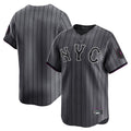 Boles NY.Mets Blank Player Gray City Connect Limited Stitched Jerseys