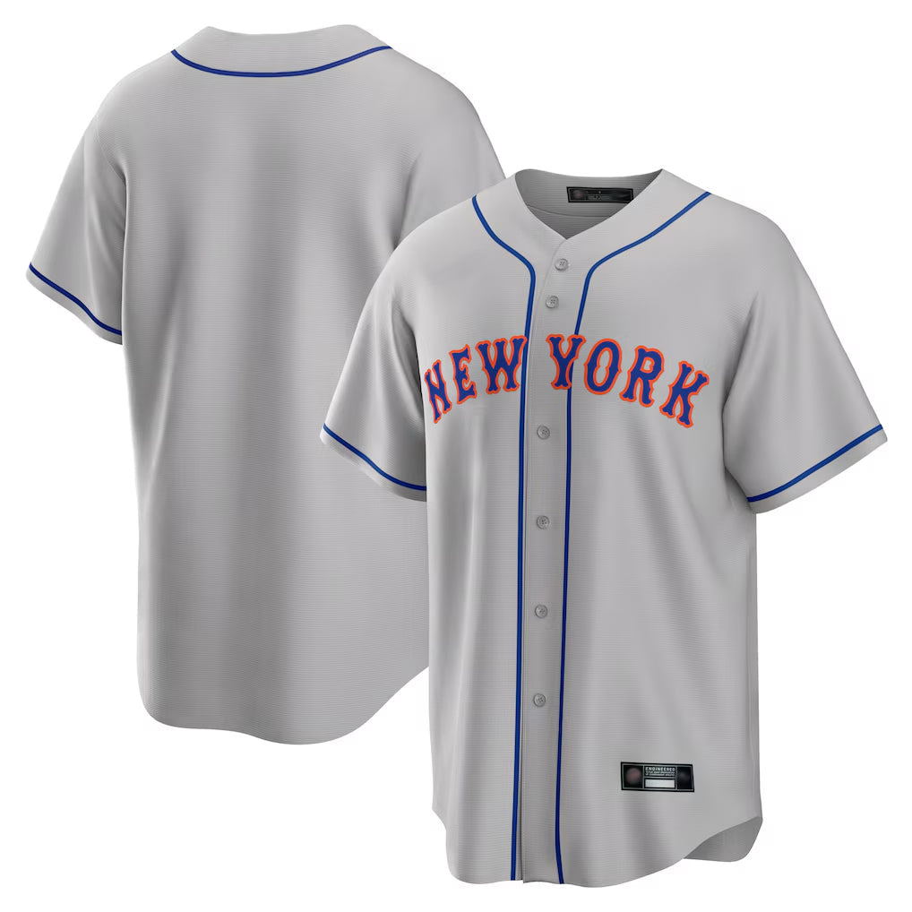 Boles NY.Mets Blank Player Gray Road Home Game Stitched Jerseys