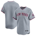 Boles NY.Mets Blank Player Gray Road Limited Home Stitched Jerseys