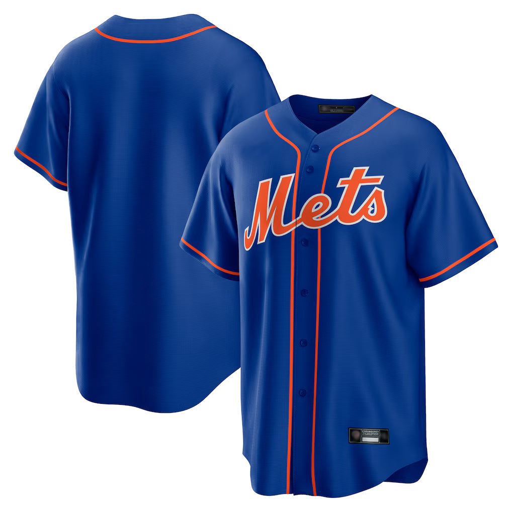 Boles NY.Mets Blank Player Royal Home Game Stitched Jerseys