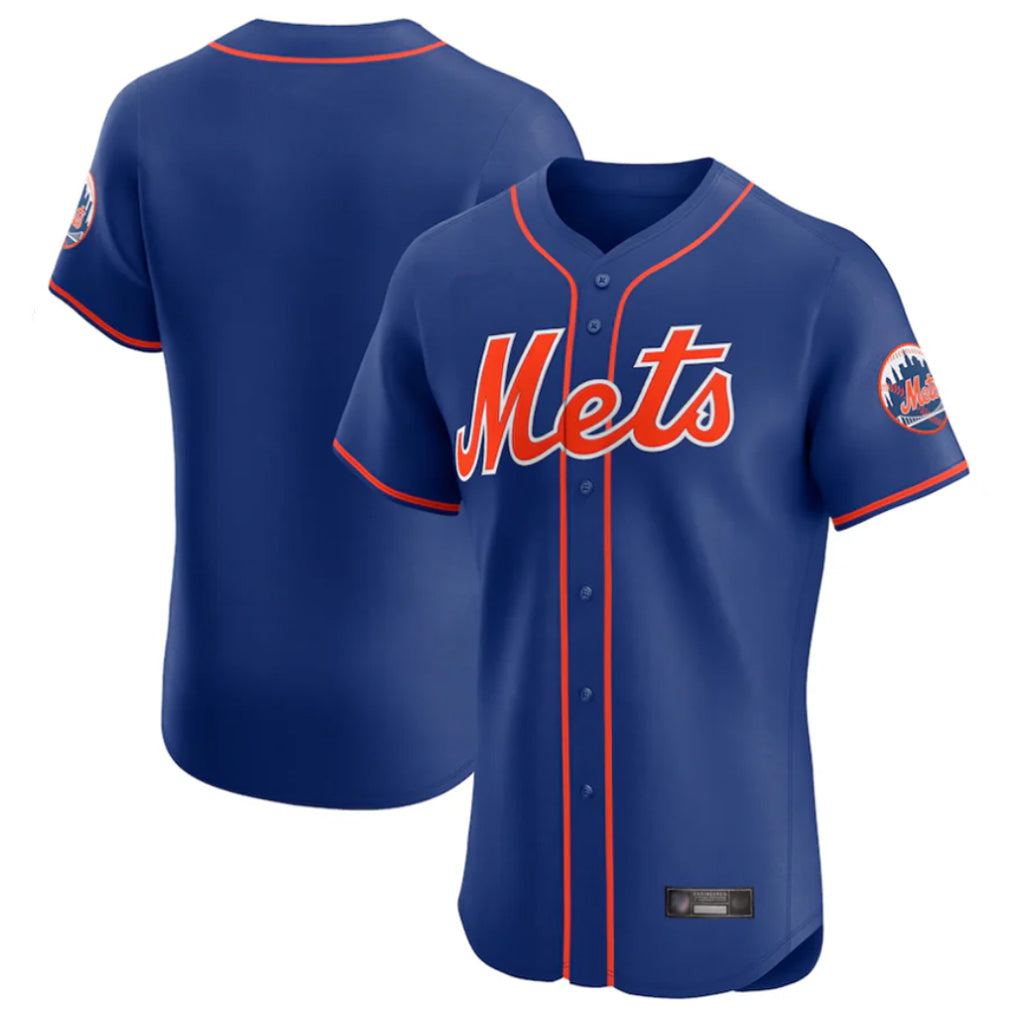 Boles NY.Mets Blank Player Royal Limited Elite Home Stitched Jerseys