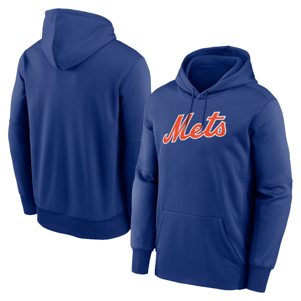 Boles NY.Mets Blank Player Royal Primary Therma Hoodie Stitched Jerseys