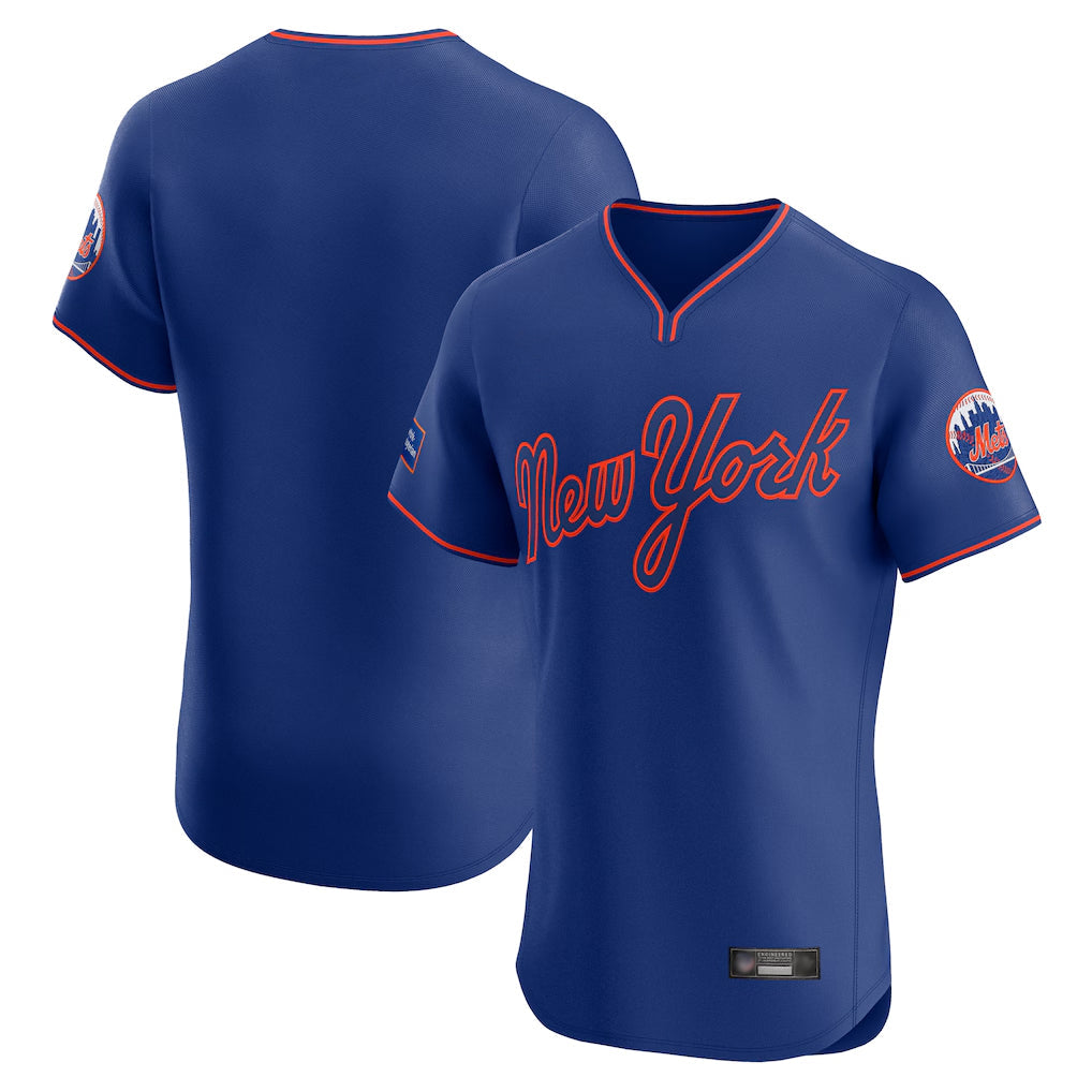 Boles NY.Mets Blank Player Royal T-shirt Home Limited Elite Stitched Jerseys