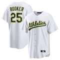 Boles Athletics #25 Brent Rooker Player White Home Replica Jersey American Stitched Personalized Jerseys