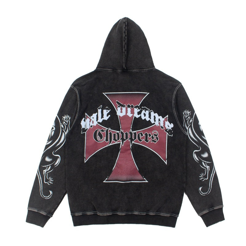 2026 American High Street New Style Hoodie Black Panther hoodie
