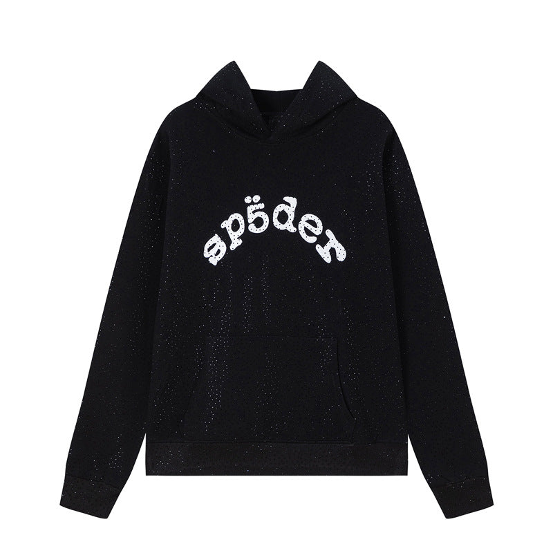 2026  American Style New Hoodie, All-over Rhinestone hoodie