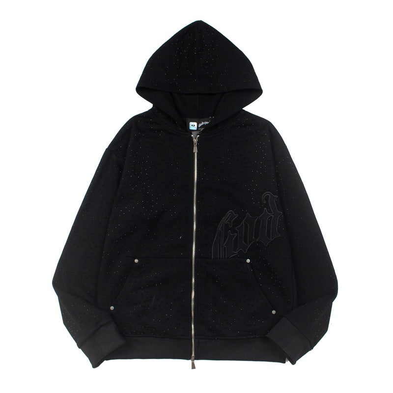 2026  American High Street Style New Street Embroidered hoodie