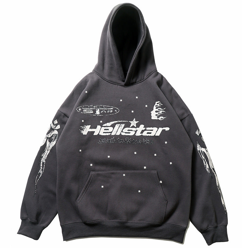 2026  American Hip Hop Kanye Trendy Hoodie High Street Fashion Printed Hoodie