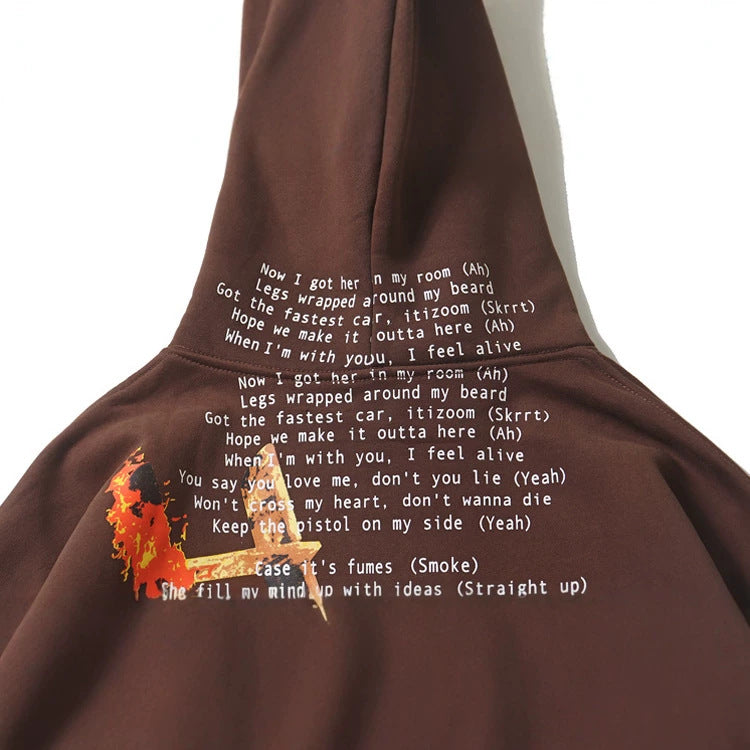 2026  European and American High Street Trendy Hoodie hoodie