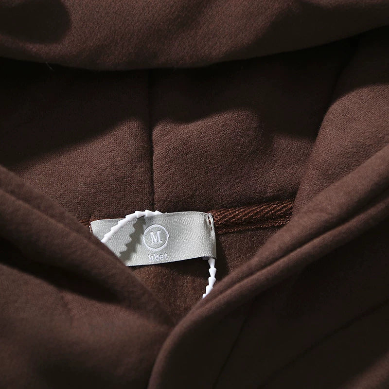 2026 American Autumn/Winter Letter Foam Hoodie Rap Hip hoodie