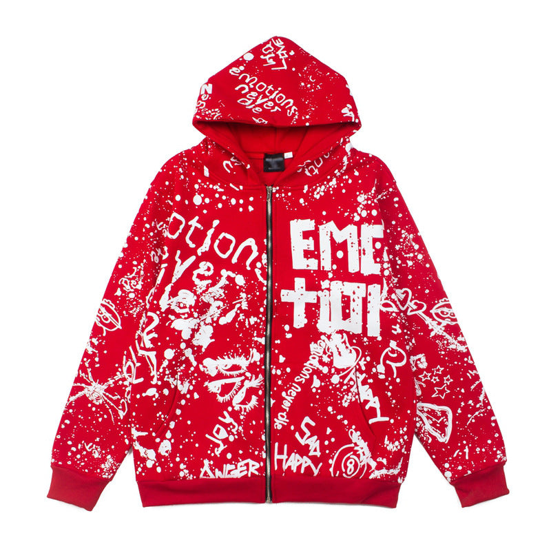2026  European and American hip-hop style design autumn  Hoodie