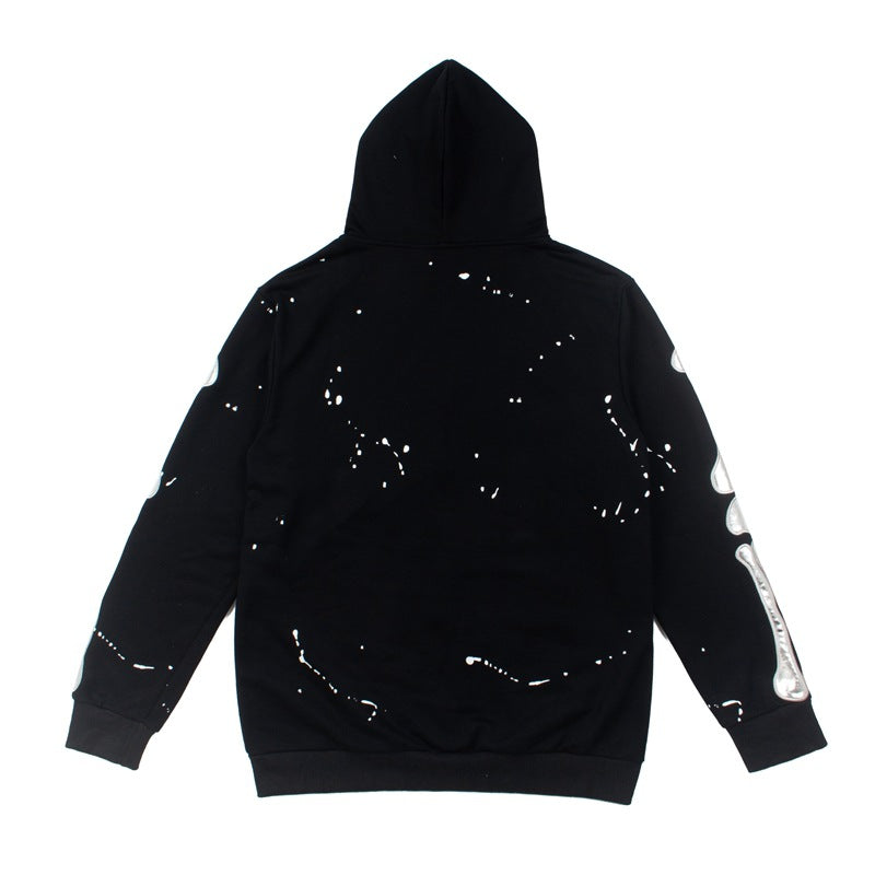 2026 American High Street Appliqué Embroidery Racing Style hoodie
