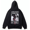 2026 American Style Autumn/Winter Trendy Portrait Print Fleece-Lined hoodie