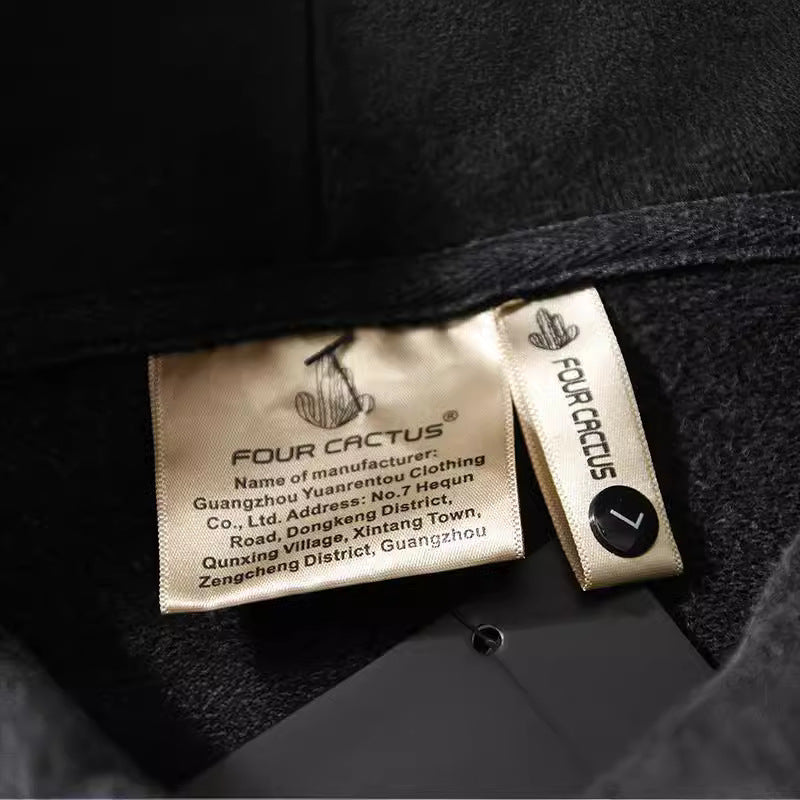 2026 Autumn/Winter European and American Street Style Washed hoodie