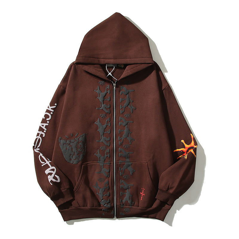 2026 American High Street Autumn/Winter Puppy Foam hoodie