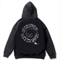 2026 New American High Street Style Hoodie with Skull and Wing Print hoodie