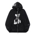 2026 American High Street Hip Hoodie with Patchwork hoodie