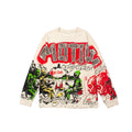 2026 American High Street New Style Top with Alien Print hoodie