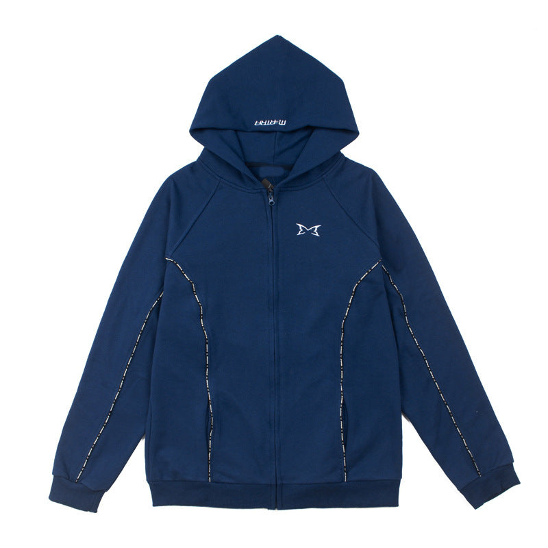 2026 American Street Retro High Street Patchwork hoodie
