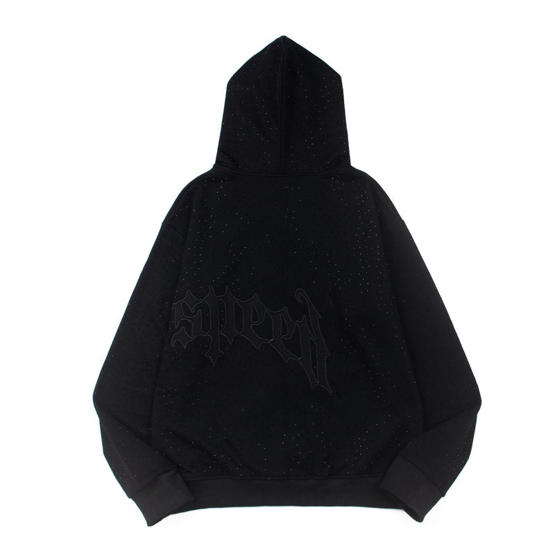 2026  American High Street Style New Street Embroidered hoodie