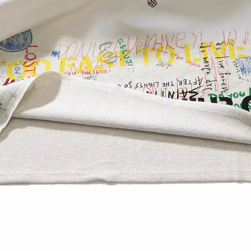 2026 American high-street autumn and winter letter print hoodie