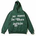 2026 American Kanye Letter Foam Loose High Street hoodie