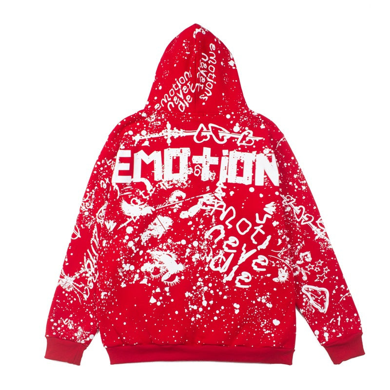 2026  European and American hip-hop style design autumn  Hoodie