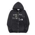 2026  Trendy American New Style Washed Retro Distressed Hoodie