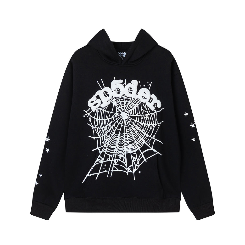 2026 American High Street New Style Hoodie Letter Spider Hoodie