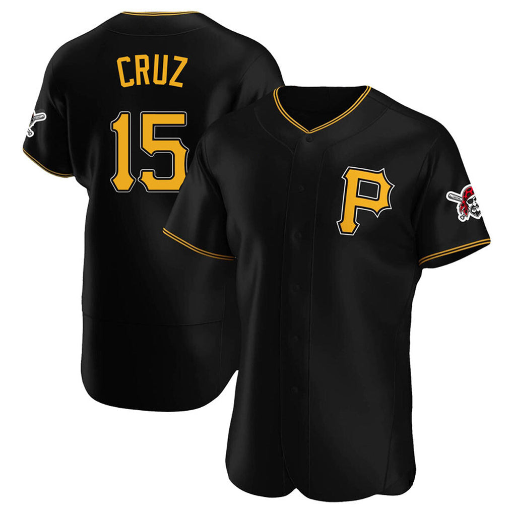 Boles P.Pirates #15 Oneil Cruz Player Black Alternate 2025 Home Limited Elite Stitched Jerseys